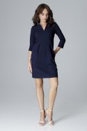 Sukienka Model L004 Navy - Lenitif - s Sukienka Model L004 Navy - Lenitif - s