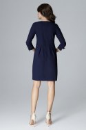 Sukienka Model L004 Navy - Lenitif - s Sukienka Model L004 Navy - Lenitif - s