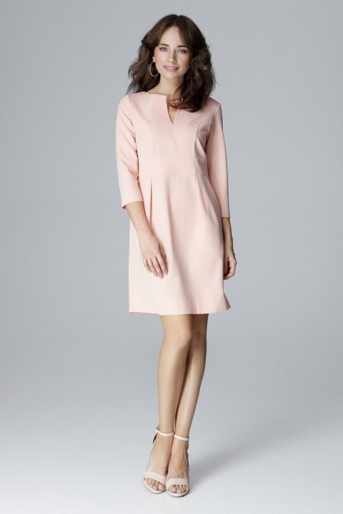 Sukienka Model L004 Pink - Lenitif - M Sukienka Model L004 Pink - Lenitif - M