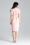 Sukienka Model L032 Pink - Lenitif - L Sukienka Model L032 Pink - Lenitif - L