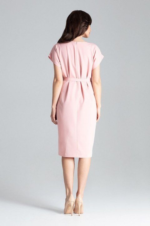 Sukienka Model L032 Pink - Lenitif - L Sukienka Model L032 Pink - Lenitif - L