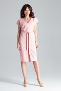 Sukienka Model L032 Pink - Lenitif - s Sukienka Model L032 Pink - Lenitif - s