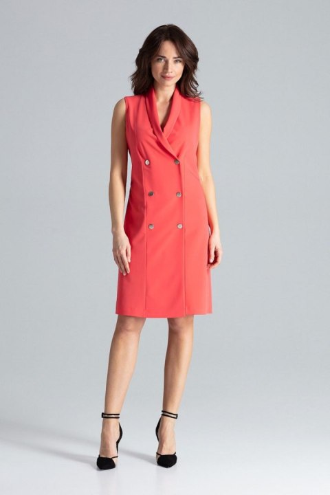 Sukienka Model L044 Coral - Lenitif - L