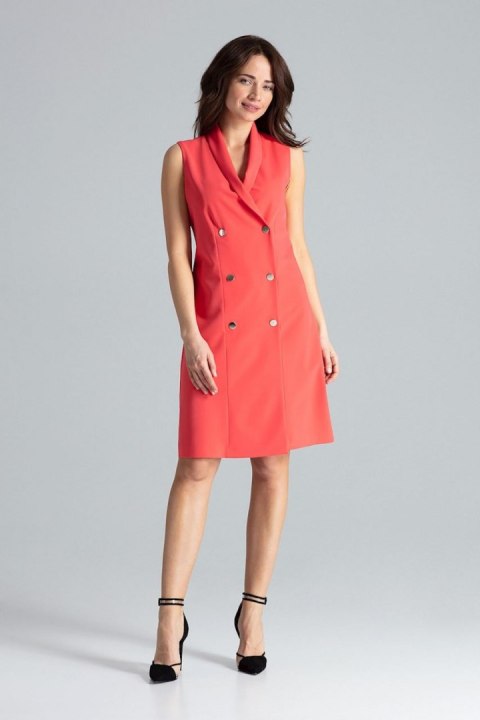 Sukienka Model L044 Coral - Lenitif - L