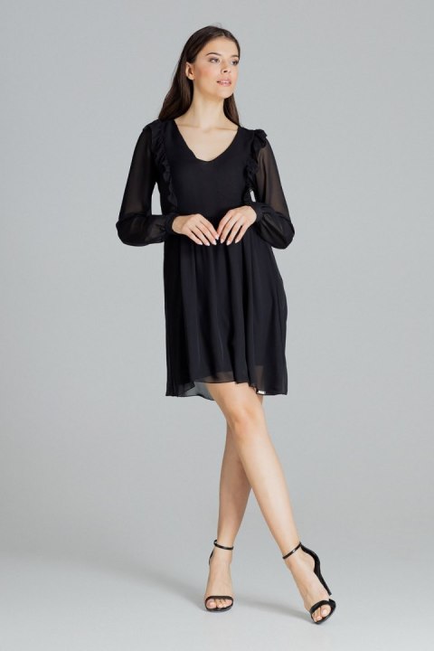 Sukienka Model L083 Black - Lenitif - s Sukienka Model L083 Black - Lenitif - s