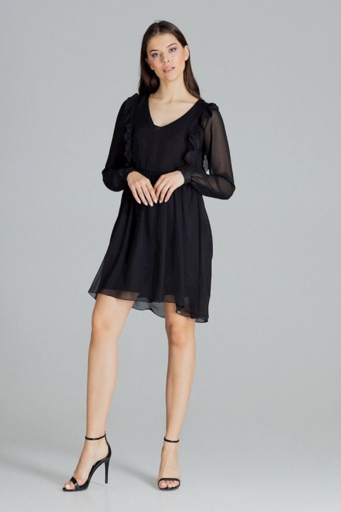 Sukienka Model L083 Black - Lenitif - s Sukienka Model L083 Black - Lenitif - s