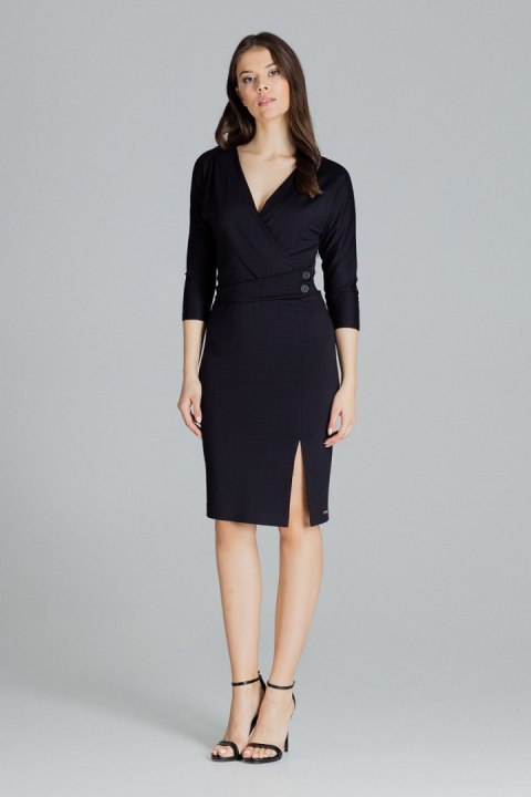 Sukienka Model L086 Black - Lenitif - s Sukienka Model L086 Black - Lenitif - s