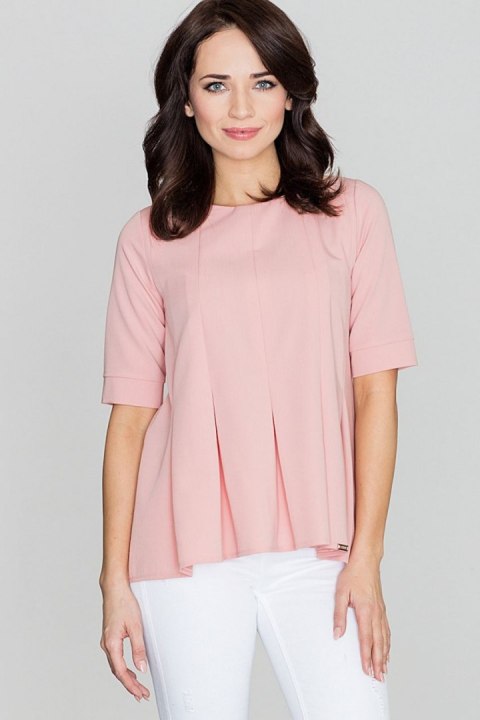 Bluzka Model K370 Pink - Lenitif - XL Bluzka Model K370 Pink - Lenitif - XL