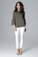 Bluzka Model L010 Olive - Lenitif - s Bluzka Model L010 Olive - Lenitif - s