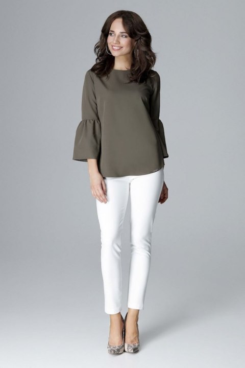 Bluzka Model L010 Olive - Lenitif - s Bluzka Model L010 Olive - Lenitif - s