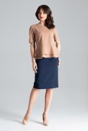 Bluzka Model L026 Brown - Lenitif - XL Bluzka Model L026 Brown - Lenitif - XL