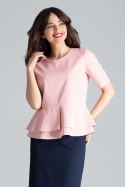 Bluzka Model L026 Pink - Lenitif - XL Bluzka Model L026 Pink - Lenitif - XL