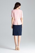 Bluzka Model L026 Pink - Lenitif - XL Bluzka Model L026 Pink - Lenitif - XL