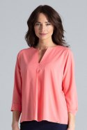 Bluzka Model L035 Coral - Lenitif - XL Bluzka Model L035 Coral - Lenitif - XL