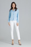 Bluzka Model L077 Blue - Lenitif - s Bluzka Model L077 Blue - Lenitif - s