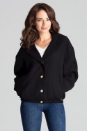 Kurtka Damska Model L075 Black - Lenitif - S/M Kurtka Damska Model L075 Black - Lenitif - S/M