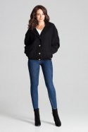 Kurtka Damska Model L075 Black - Lenitif - S/M Kurtka Damska Model L075 Black - Lenitif - S/M