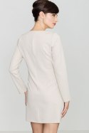 Sukienka Model K373 Beige - Lenitif - M Sukienka Model K373 Beige - Lenitif - M