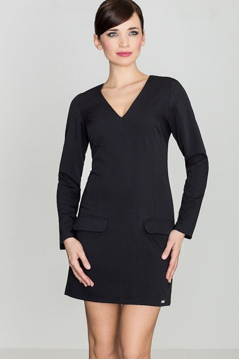 Sukienka Model K373 Black - Lenitif - XL Sukienka Model K373 Black - Lenitif - XL