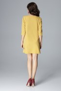Sukienka Model L001 Yellow - Lenitif - XL Sukienka Model L001 Yellow - Lenitif - XL