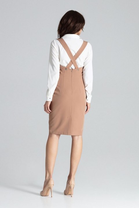 Sukienka Model L039 Brown - Lenitif - M Sukienka Model L039 Brown - Lenitif - M