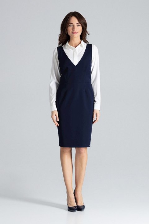 Sukienka Model L039 Navy - Lenitif - M Sukienka Model L039 Navy - Lenitif - M