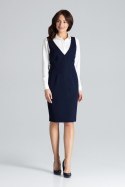 Sukienka Model L039 Navy - Lenitif - M Sukienka Model L039 Navy - Lenitif - M