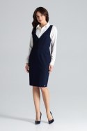 Sukienka Model L039 Navy - Lenitif - M Sukienka Model L039 Navy - Lenitif - M