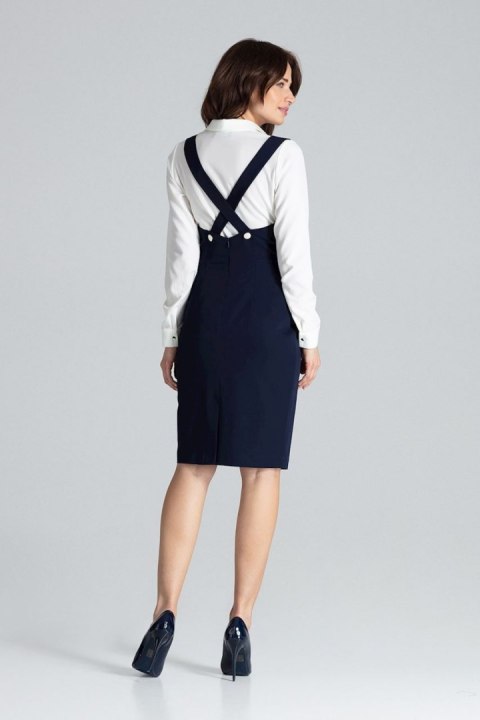 Sukienka Model L039 Navy - Lenitif - M Sukienka Model L039 Navy - Lenitif - M