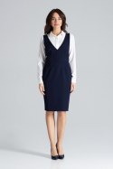 Sukienka Model L039 Navy - Lenitif - s Sukienka Model L039 Navy - Lenitif - s