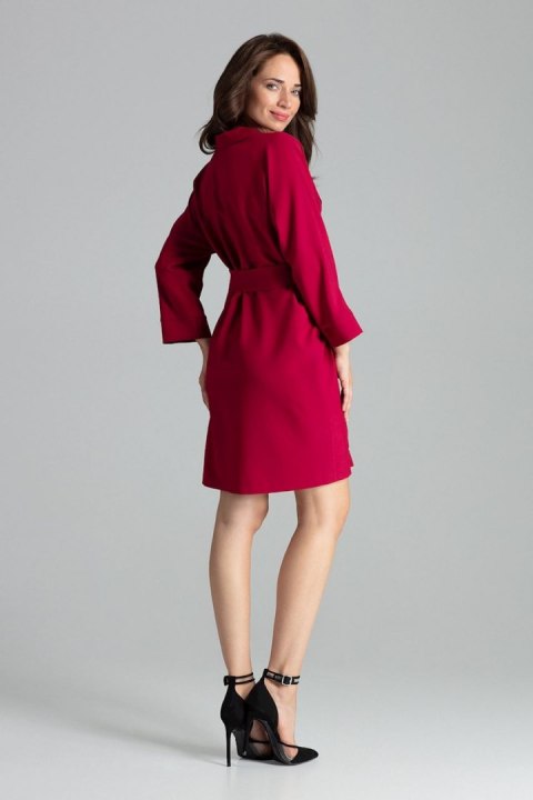 Sukienka Model L058 Bordo - Lenitif - L/XL Sukienka Model L058 Bordo - Lenitif - L/XL