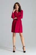Sukienka Model L058 Bordo - Lenitif - S/M Sukienka Model L058 Bordo - Lenitif - S/M