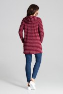 Sweter Kardigan Model L070 Bordo - Lenitif - S/M