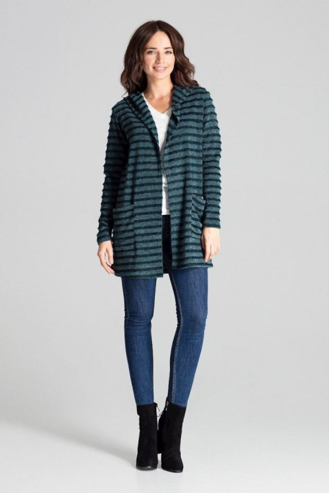 Sweter Kardigan Model L070 Green - Lenitif - L/XL