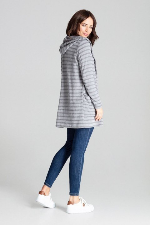 Sweter Kardigan Model L070 Grey - Lenitif - L/XL Sweter Kardigan Model L070 Grey - Lenitif - L/XL