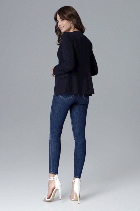 Żakiet Model L022 Navy - Lenitif - XL Żakiet Model L022 Navy - Lenitif - XL