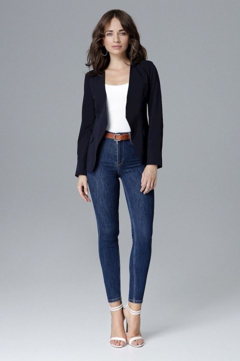Żakiet Model L022 Navy - Lenitif - XL Żakiet Model L022 Navy - Lenitif - XL
