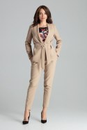 Żakiet Model L061 Beige - Lenitif - L Żakiet Model L061 Beige - Lenitif - L