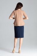 Bluzka Model L026 Brown - Lenitif - XL Bluzka Model L026 Brown - Lenitif - XL