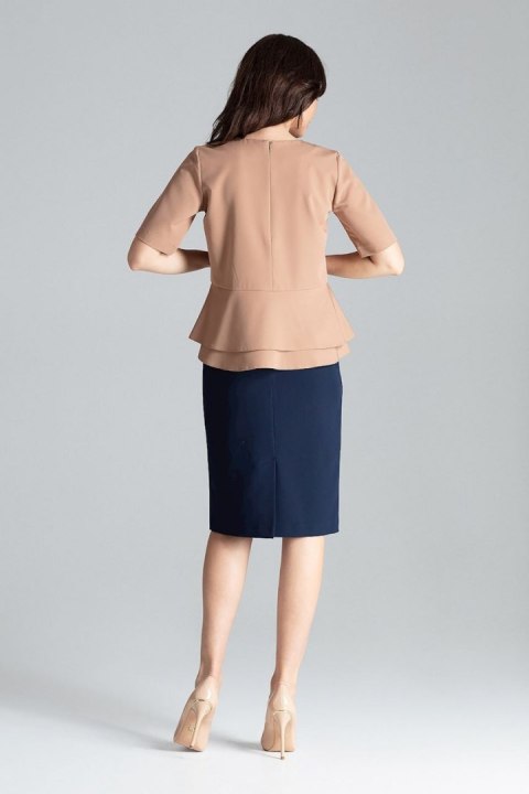 Bluzka Model L026 Brown - Lenitif - XL Bluzka Model L026 Brown - Lenitif - XL