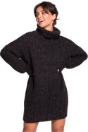 Golf Damski Model BK030 Antracyt - BE Knit - S/M Golf Damski Model BK030 Antracyt - BE Knit - S/M