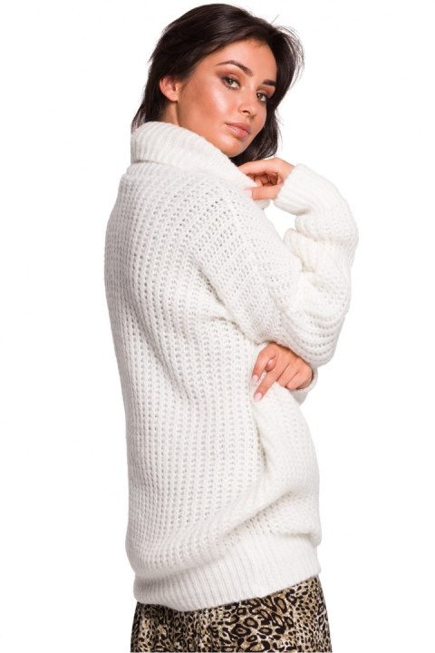 Golf Damski Model BK030 White - BE Knit - S/M Golf Damski Model BK030 White - BE Knit - S/M