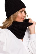 Komin Model BK082 Black - BE Knit - uniwersalny Komin Model BK082 Black - BE Knit - uniwersalny