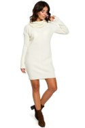 Sukienka Model BK010 Ecru - BE Knit - uniwersalny