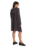 Sukienka Model BK089 Grafit - BE Knit - L/XL Sukienka Model BK089 Grafit - BE Knit - L/XL