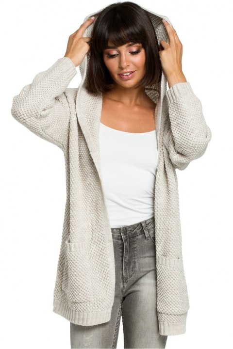 Sweter Damski Model BK002 Beige - BE Knit - uniwersalny