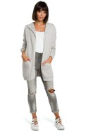 Sweter Damski Model BK002 Grey - BE Knit - uniwersalny