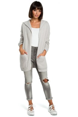 Sweter Damski Model BK002 Grey - BE Knit - uniwersalny