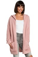 Sweter Damski Model BK002 Pink - BE Knit - uniwersalny