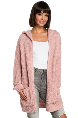 Sweter Damski Model BK002 Pink - BE Knit - uniwersalny